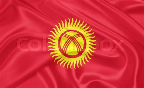 Flag of Kyrgyzstan | Stock image | Colourbox