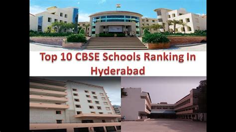 Top 10 CBSE Schools Ranking In Hyderabad | Refer Description Box For Details - YouTube