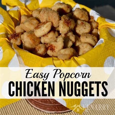 Popcorn Chicken Nuggets Recipe: Easy Dinner Idea