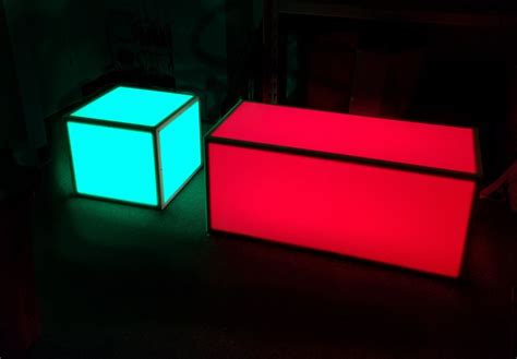 Light Up RGB LED Coffee Table Set | Coffee table setting, Coffee table, Glow table