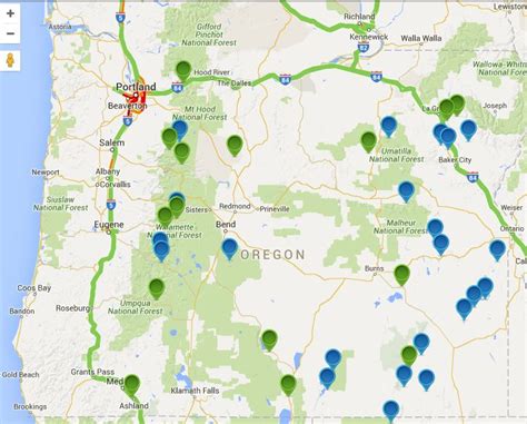 Natural Hot Springs Washington Map | Topographic Map