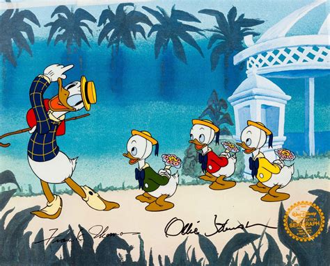 Mr. Duck Steps Out Donald Duck and Nephews Sericel (Walt Disney, 1988 ...