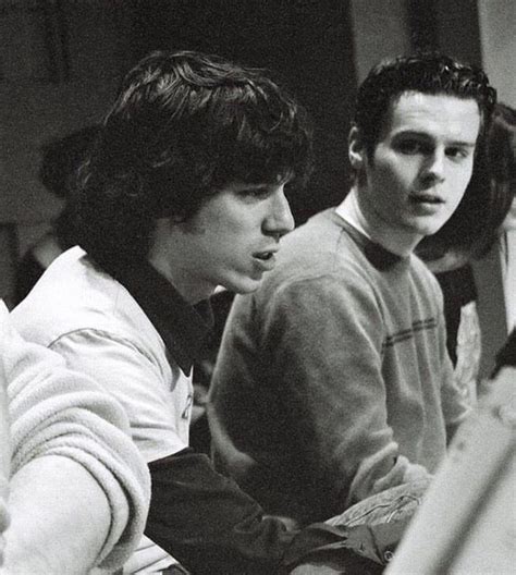 John Gallagher Jr. and Jonathan Groff in rehearsal for SPRING AWAKENING at the Atlantic Theater ...