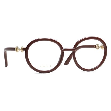 Gucci - Round Frame Optical Glasses - Brown - Gucci Eyewear - Avvenice