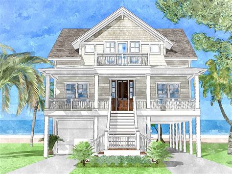 Plan 15228NC: Upside Down Beach House in 2021 | Beach house floor plans, Coastal house plans ...