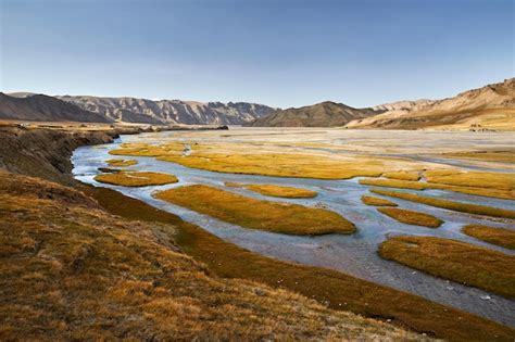 Premium Photo | Mountain valley in kyrgyzstan