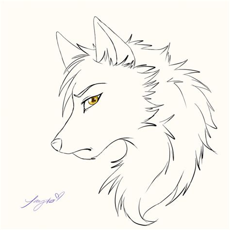 Wolf Drawing Tutorial at GetDrawings | Free download