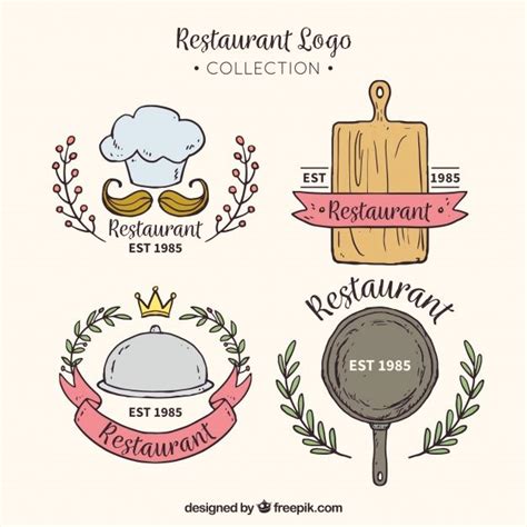 Download Modern Restaurant Logo Collection for free | กราฟิกดีไซน์