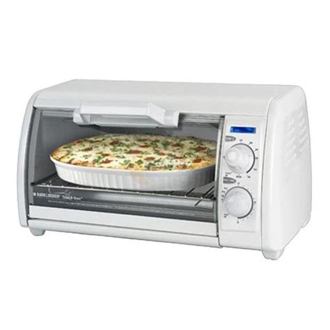 BLACK+DECKER Toast-R-Oven 4-Slice Countertop Toaster Oven in White ...