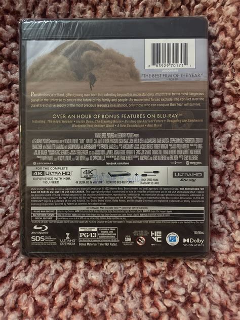 Dune (4K Ultra HD + Blu-Ray, 2021) New Sealed 883929701711 | eBay