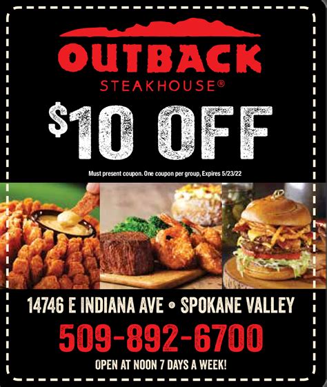 Outback Steakhouse - Spokane Valley Mall Coupons