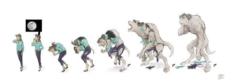 Megumi Werewolf Transformation Sequence by Pakeet on DeviantArt ...