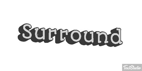 Surround Word Animated GIF Logo Designs