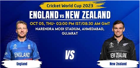 ODI World Cup 2023, ENG vs NZ: Match Prediction, Fantasy Tips & Pitch Report | England vs New ...