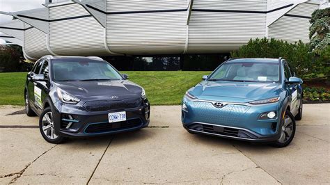 2019 Hyundai Kona Electric vs 2019 Kia Niro EV Head-to-head Comparison ...