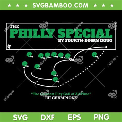 The Philly Special SVG PNG