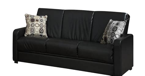 How To Buy Black Leather Sofa Online: Black Leather Sleeper Sofa