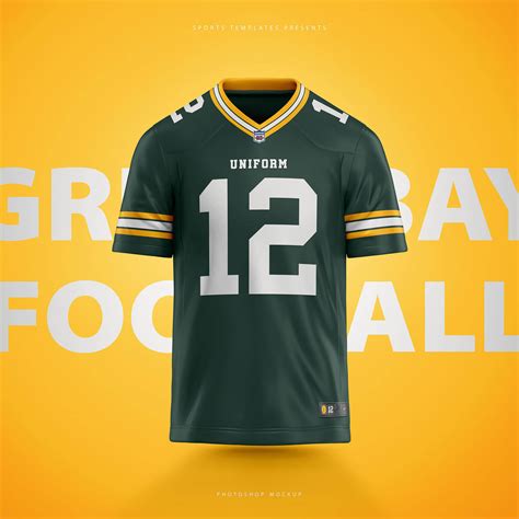 118 American Football Jersey Mockup | Free PSD Mockups Generator