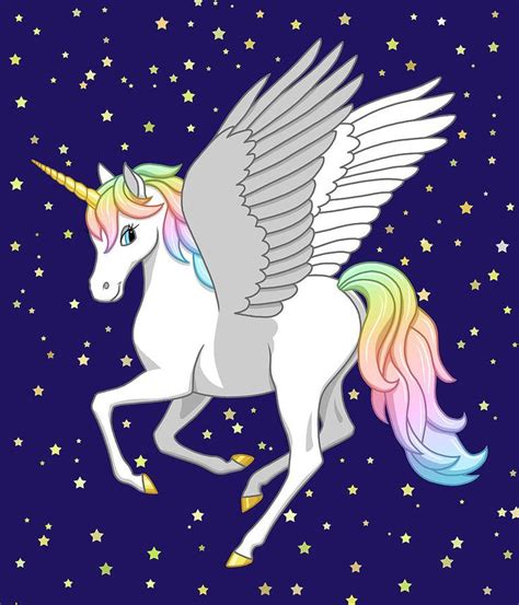 Image result for unicorn flying | Horses in snow, Cute fantasy creatures, Unicorn canvas