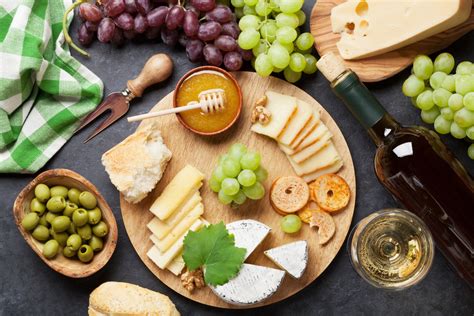 Download Honey Fruit Grapes Olive Cheese Food Still Life 4k Ultra HD Wallpaper