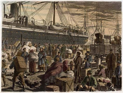 German Emigrants Boarding in Bremerhaven | Immigrant Entrepreneurship