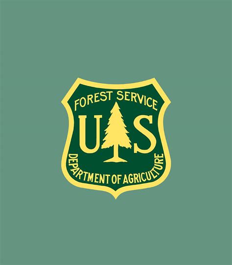 Us Forest Service Usfs Logo Digital Art by Nihaar Teigh - Pixels