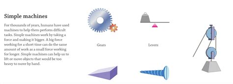 Simple mechanisms - Content - ClassConnect