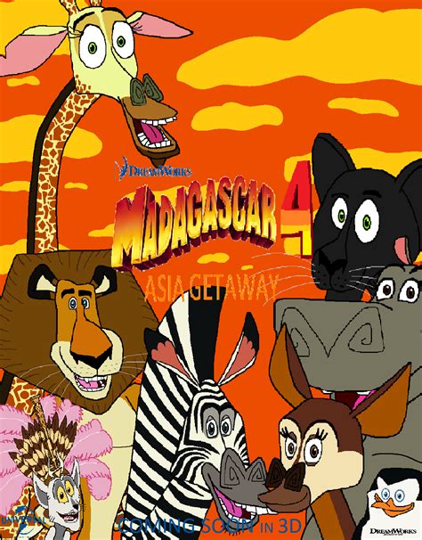 Madagascar poster 4 by aaronhardy523 on DeviantArt