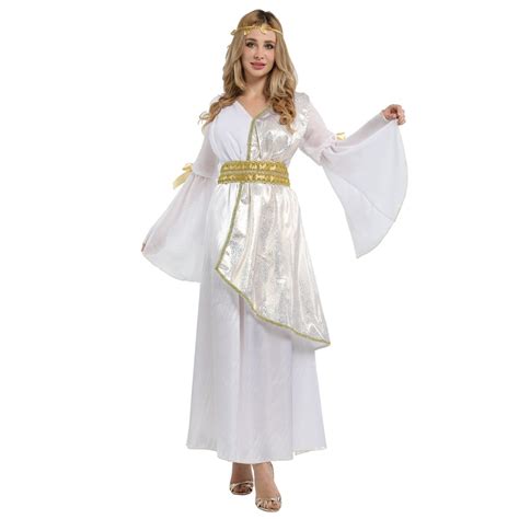 Greece Princess Costume Dress Athena Goddess Cosplay clothing Adult Halloween Athena skirt Queen ...