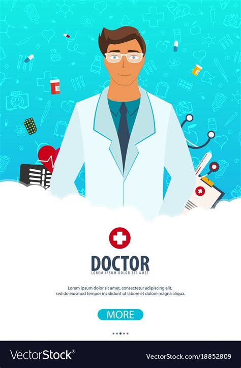 Doctor. Medical poster. Health care Vector medicine illustration ...