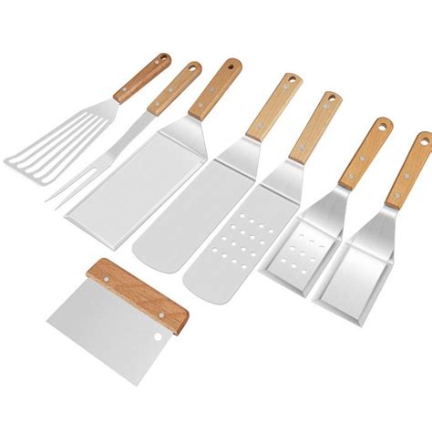 Griddle Accessories Exclusive Griddle Tools Grill Cooking Kit Metal ...