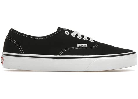 Vans Authentic Black White Men's - VN000EE3BLK - US