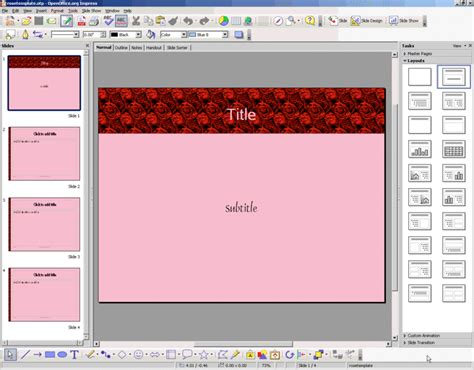 OpenOffice.org Training, Tips, and Ideas: A Few OpenOffice Impress Presentation Templates