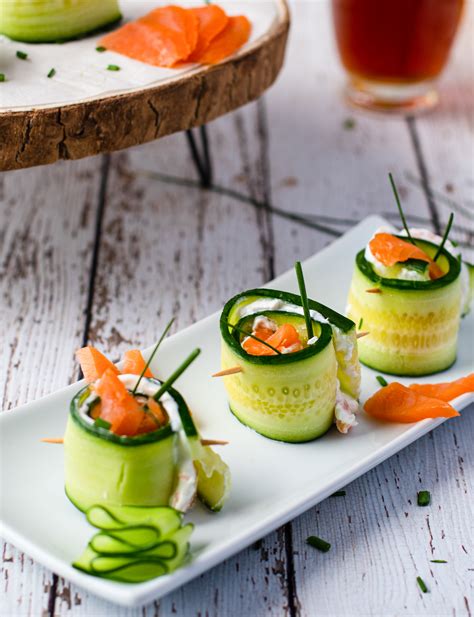 Smoked Salmon Cucumber Appetizer Bites Image 4 - A Cedar Spoon