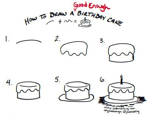 Birthday Cake Drawing - Learn How To Draw A Birthday Cake With Candles Cakes Step By Step ...