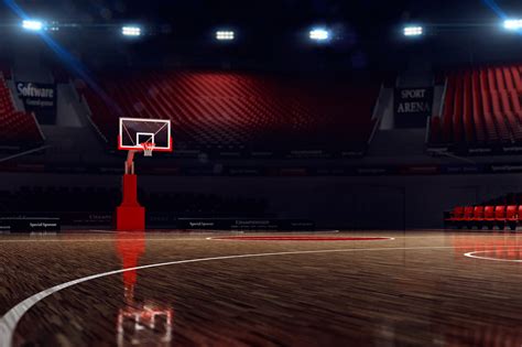 Basketball Court Background Hd