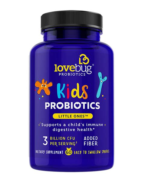 Probiotic for Kids | Multi-Strain 10 Billion CFU | Constipation & Stomach Discomfort | Sugar ...