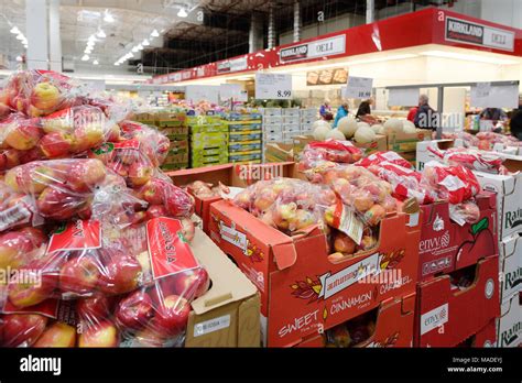 Apples and other fruits and groceries at Costco Wholesale membership ...