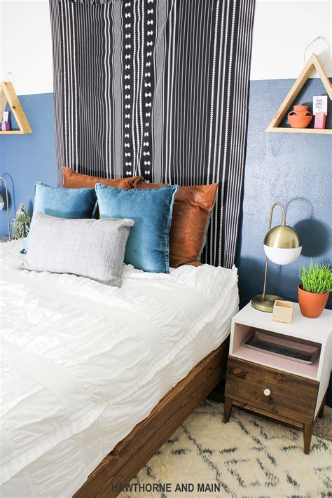 DIY Mid Century Modern Bed – HAWTHORNE AND MAIN