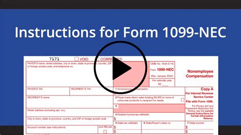 How to File 1099-NEC & 1099-NEC Instructions