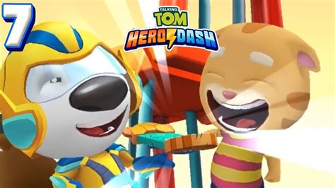 Talking Tom Hero Dash #7 | RESCATAMOS A GINGER | Gameplay - YouTube