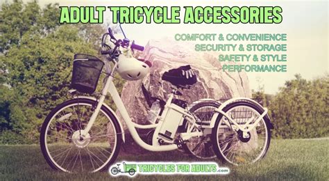 Adult Tricycle Accessories - TricycleForAdults.com