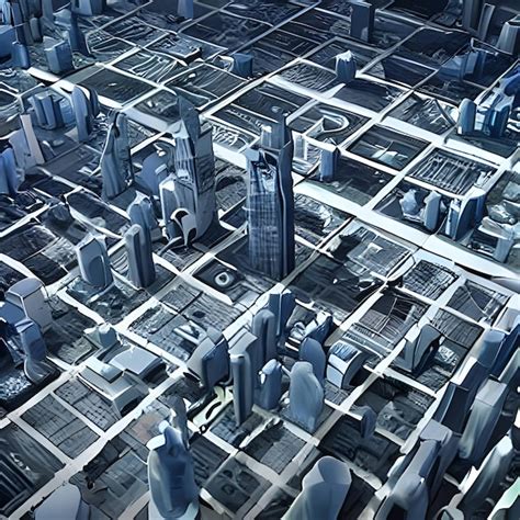 Una ciudad futurista | Foto Premium