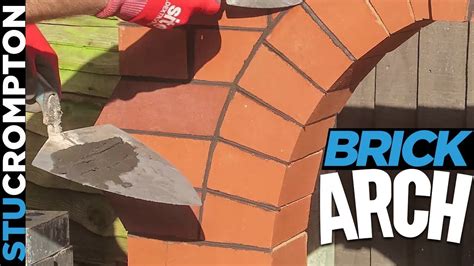 Bricklaying - Building Brick Arch feature - YouTube