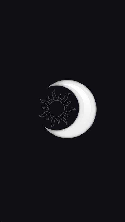 sun and moon wallpaper