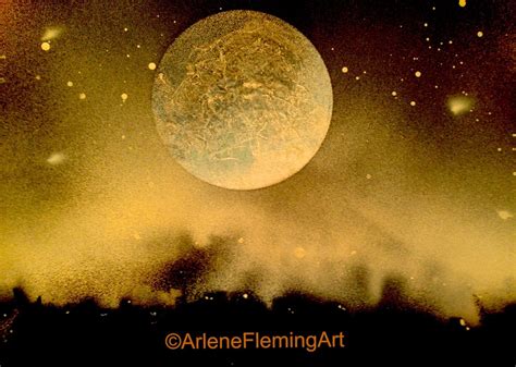 Mystical Moon Giclee Art Print Luna — Arlene Fleming