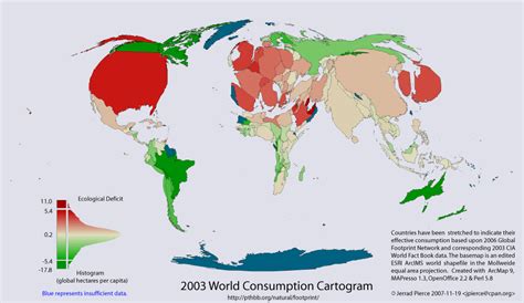 Ecological Footprint Map