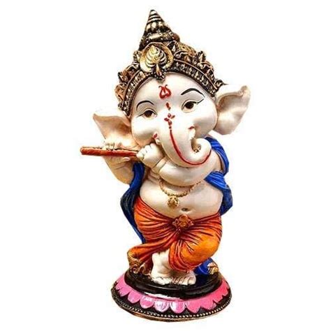 Buy Little Cute Ganesha Idol Resin Crafted Online at Low Prices in ...