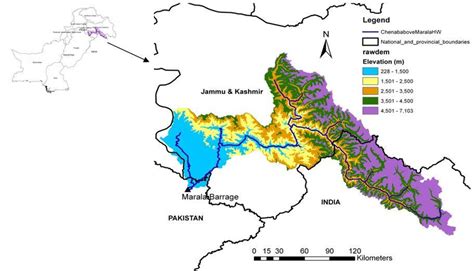 Chenab River Map