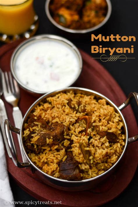 Spicy Treats: Mutton Biryani Recipe | South Indian Style Mutton Biryani ...